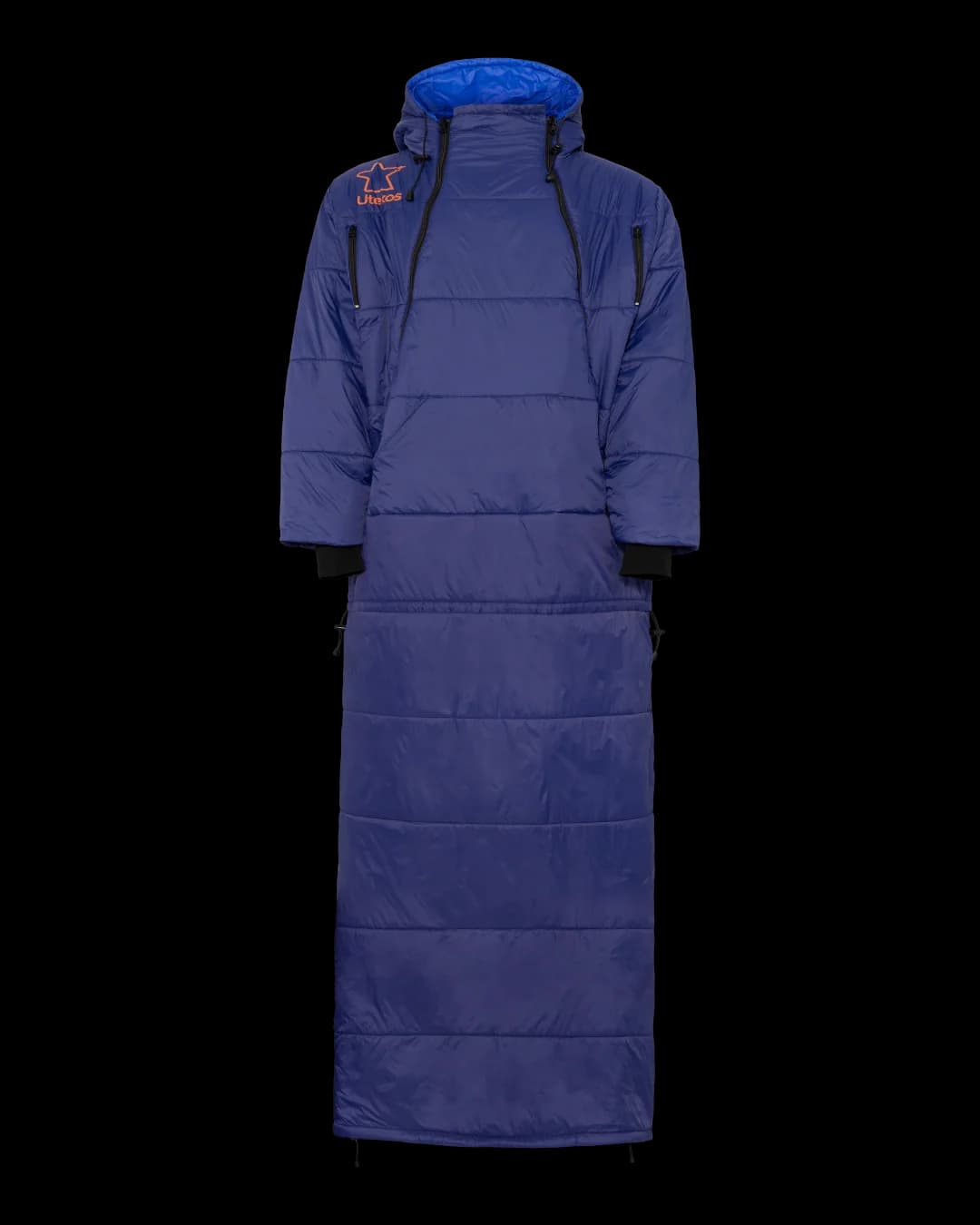 Utekos Dun Fjellblå Forfra Full.