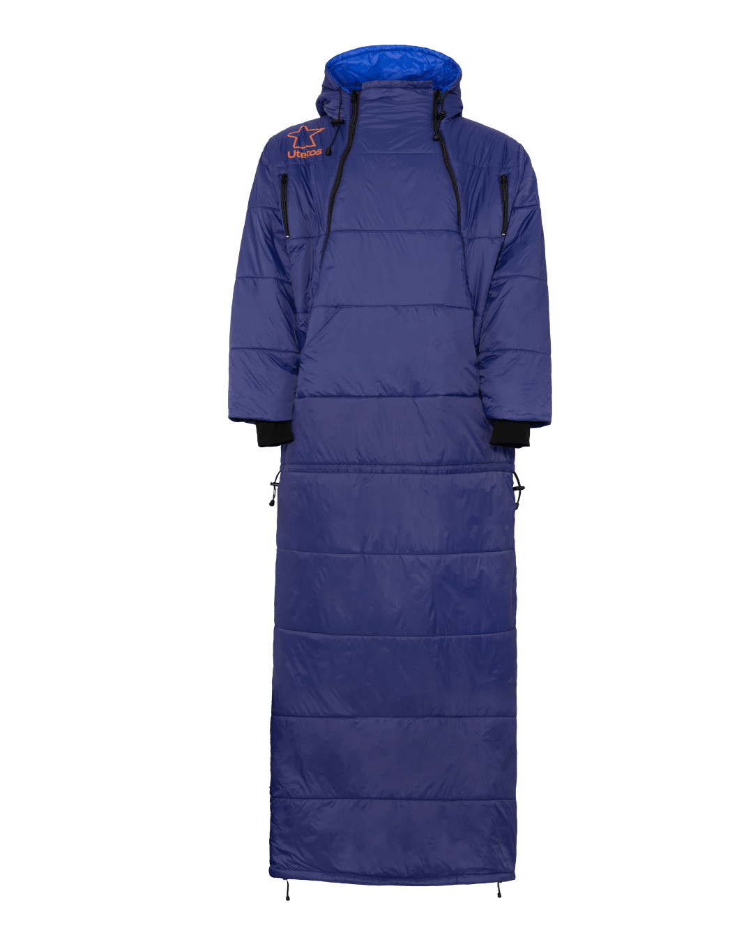 Utekos Mikrofiber Fjellblå Fullfigur forfra.
