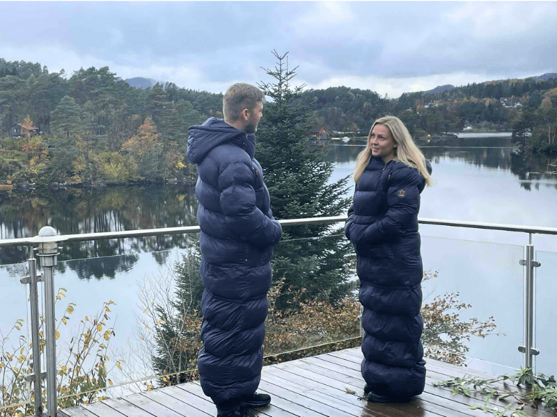 På terrassen