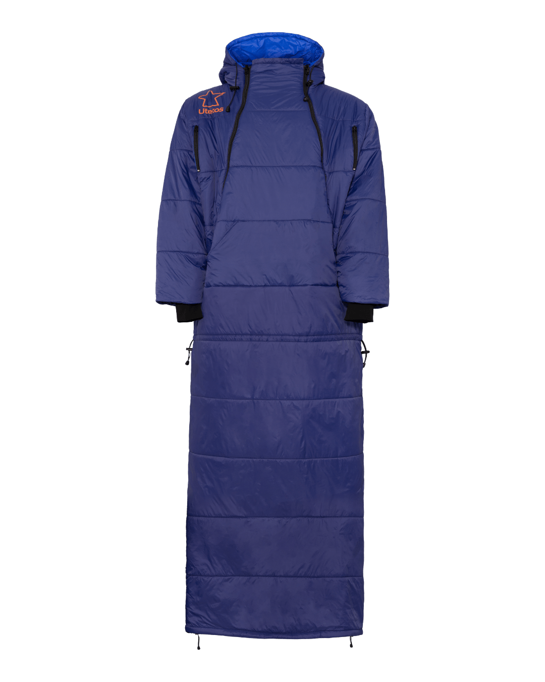 Utekos Dun Fjellblå Forfra Full.